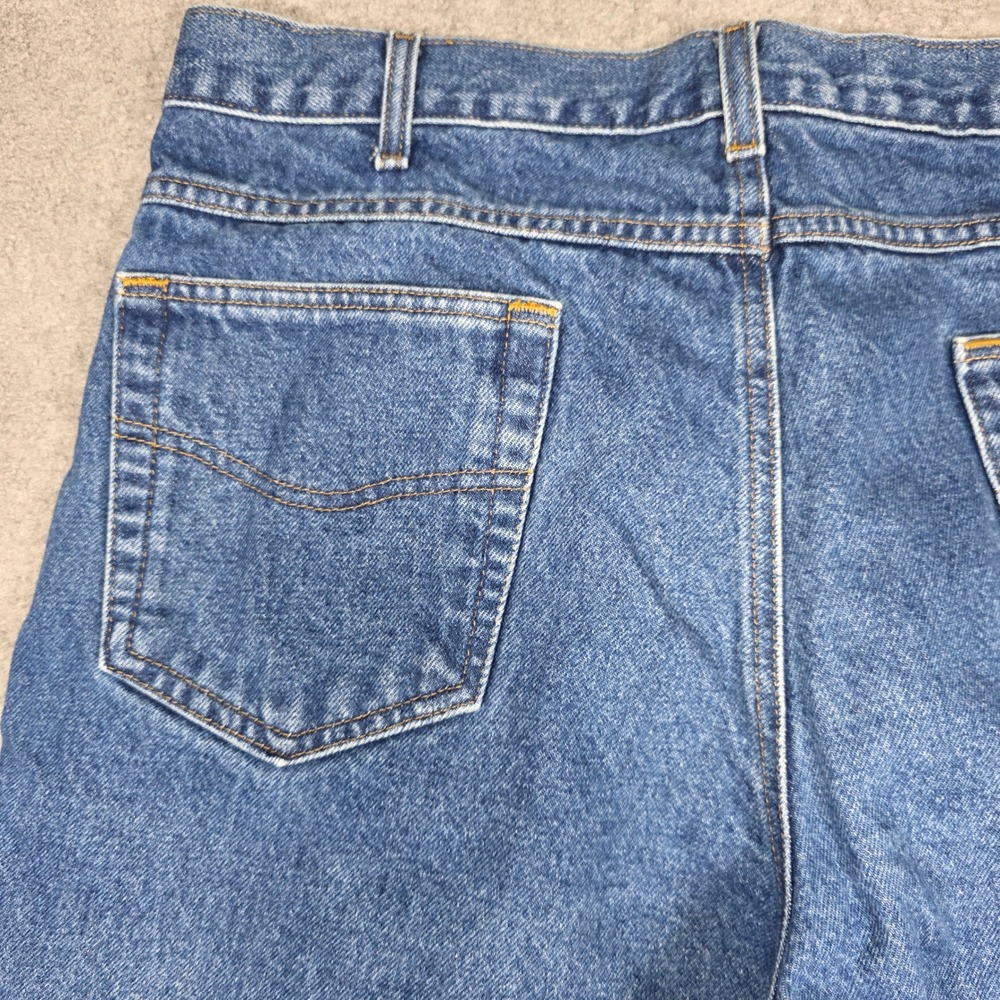 Carhartt Jeans Mens 36x32 Blue Relaxed Fit B17 DST Dark Wash - Picture 9 of 10